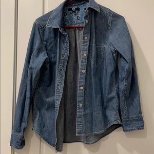 Uniqlo Denim Button Up Shirt